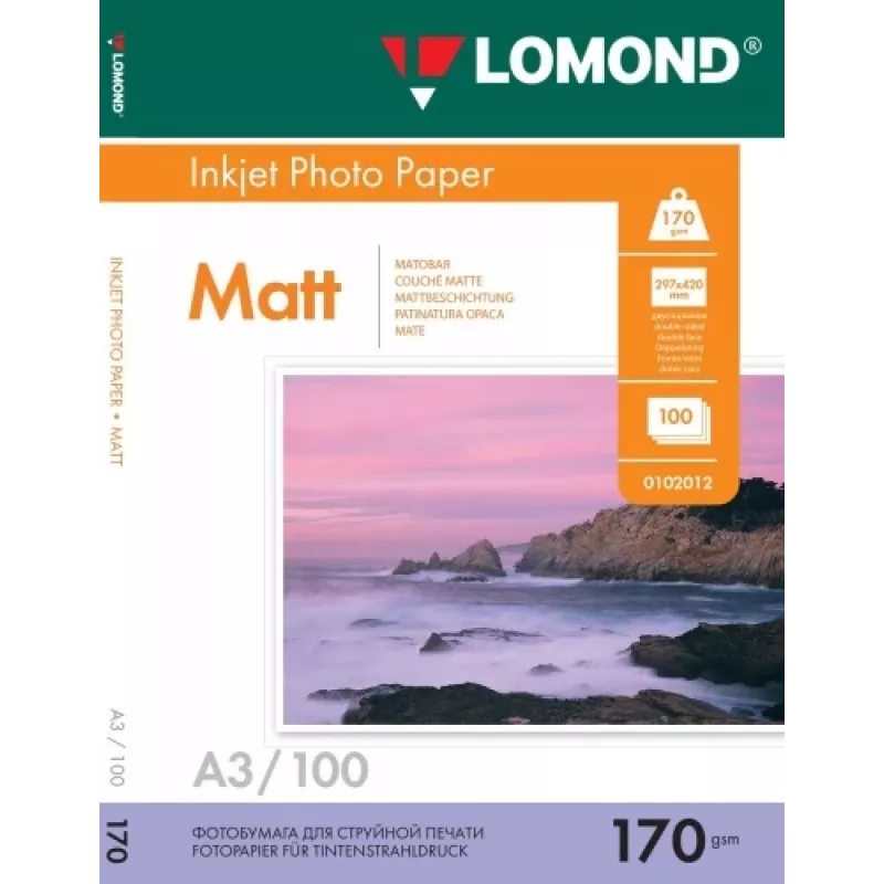 Inkjet-Fotopapier Lomond 0102012 A3 170 g/m² beidseitig