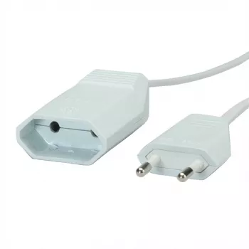 Netzkabel Bachmann 233.284 Weiß 2 m