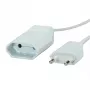 Netzkabel Bachmann 233.284 Weiß 2 m