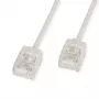 ROLINE UTP Patchkabel Cat.6A, ultrakurzer RJ45, grau, 3 m – Netzwerk – UTP (21.15.4403)