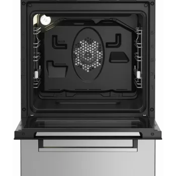 Gaskochfeld und Elektrobackofen BEKO FSM52321DXDT Edelstahl 50 cm, Energieeffizienzklasse A