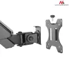 Schreibtisch-Monitorhalterung MACLEAN MC-775 für 32 Zoll (81,3 cm) Bildschirme, VESA 75x75–100x100, bis 8 kg, grau