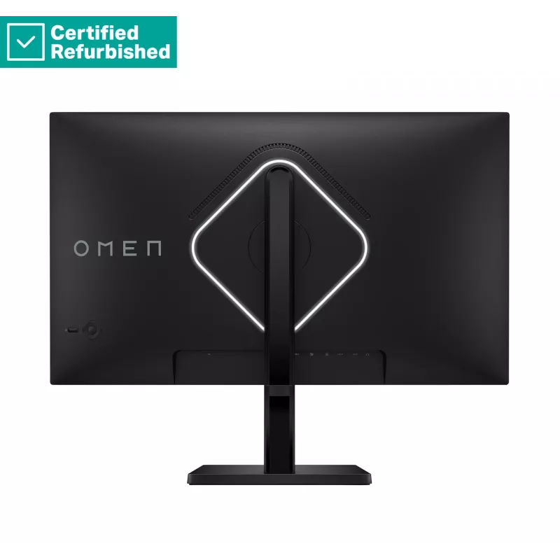 RENEW SILVER OMEN by HP 27qs QHD Gaming-Monitor – 27 Zoll 2560x1440 QHD 400-nit 240Hz AG, IPS, 2x HDMI/DisplayPort, 2x USB-A, Lautsprecher, höhenverstellbar/neigbar/schwenkbar, 1 Jahr