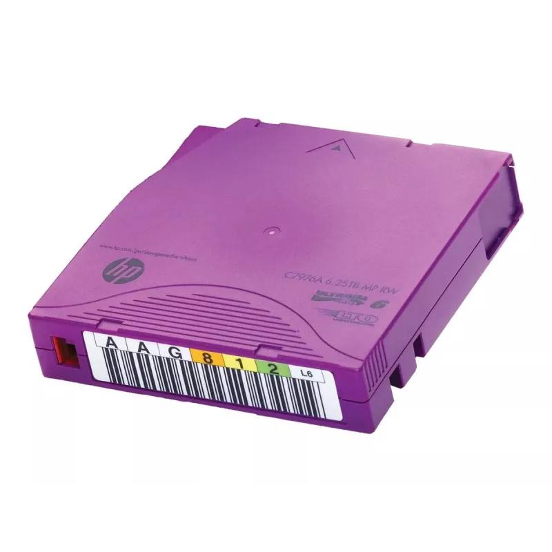 HPE LTO Ultrium 6 RW Datenbandkassette C7976AN — 6,25 TB, Lila, 20er-Pack