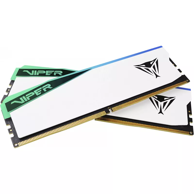 DIMM 48 GB DDR5-6000 (2x 24 GB) Dual-Kit, Memory Weiß, PVER548G60C42KW, Viper Elite 5 RGB, INTEL XMP, AMD EXPO