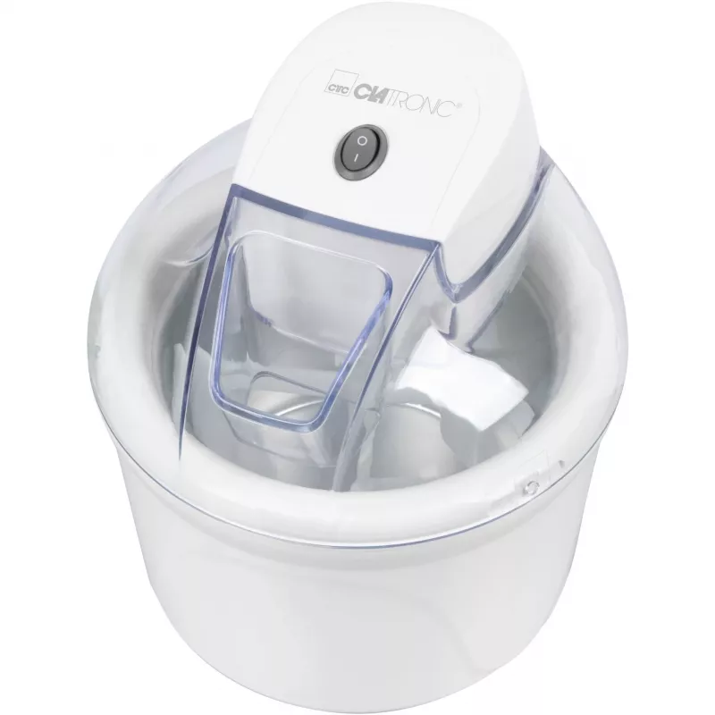Eismaschine ICM 3764, Eismaschine Weiß, für 1.500 ml Eis, 12 Watt