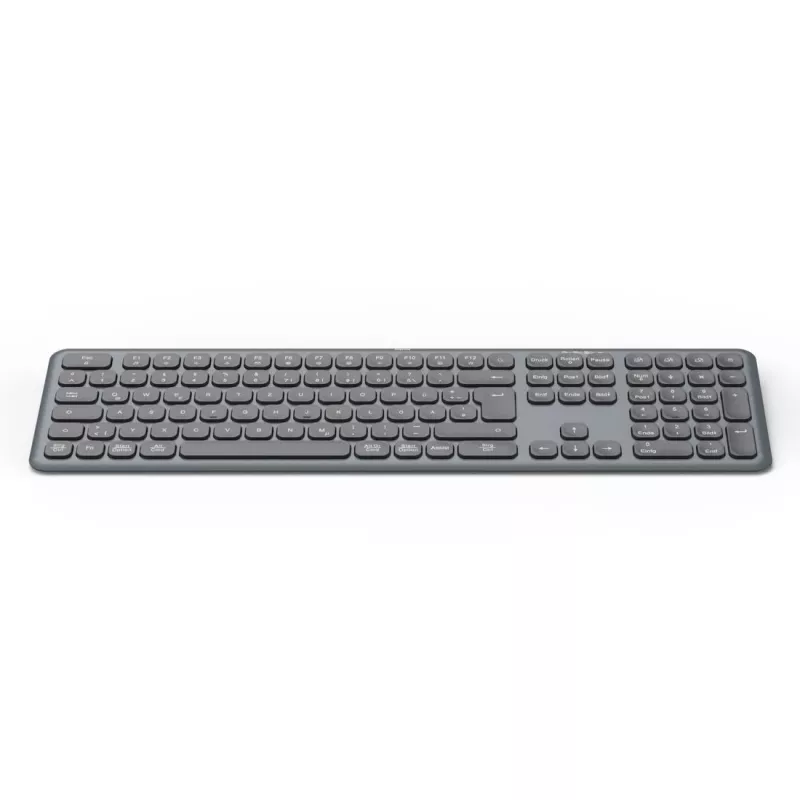 Multi-Device Tastatur- und Maus-Set Schwarz Grau