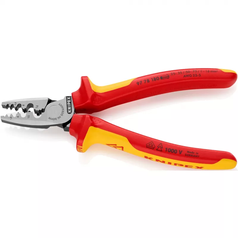 Kabel-Crimp-Kombizange Knipex 97 78 180