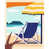 Malset Ravensburger CreArt – Relax at the Beach (23897) Kunstset