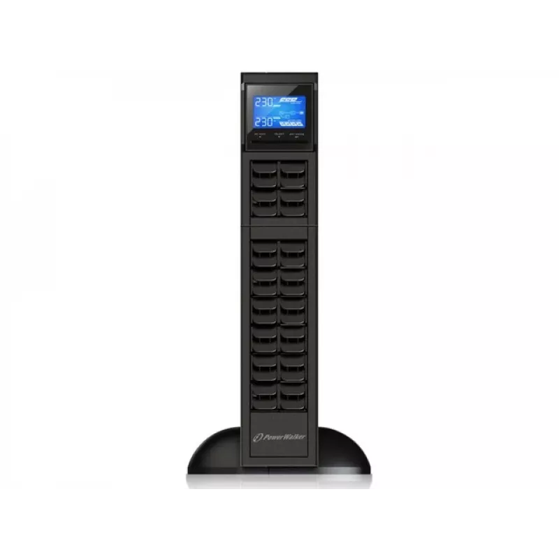 PowerWalker VFI 1000CRM LCD USV unterbrechungsfreie Stromversorgung (USV) Doppelwandlung (Online) 1 kVA 800 W 3 AC-Ausgänge