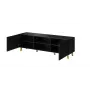 Cama RTV-Schrank PAFOS 150x42x52 schwarz matt
