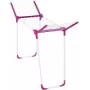 Wäscheständer Leifheit 81635 Pink Weiß Breite 435 mm Tiefe 850 mm
