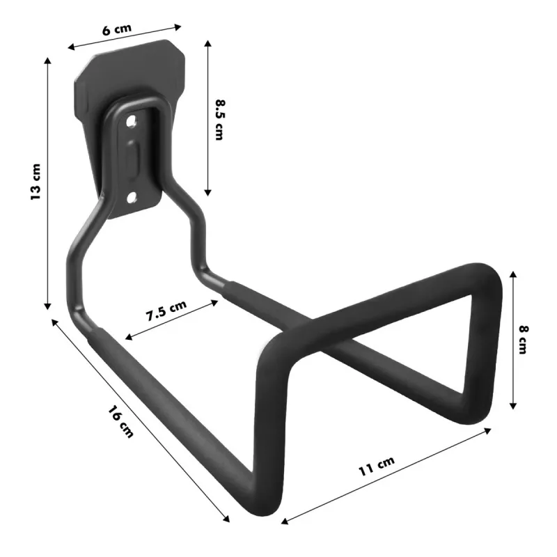 Stahl-Garagenwandhaken 35 kg MC-441
