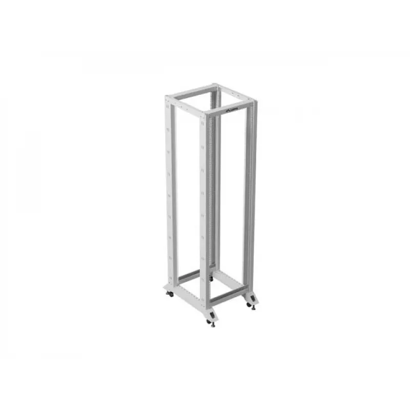 19 Zoll Open Rack LANBERG 42U, Tiefe 800 mm, Breite 600 mm, grau