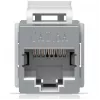 Keystone-Kupplung Ubiquiti UACC-Keystone-Coupler-C6A Flach Edelstahl RJ-45