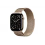 Apple Watch Series 11 GPS + Cellular 46mm Gold Titanium Gehäuse mit Gold Milanese Loop - S/M (MFD74ZR/A)