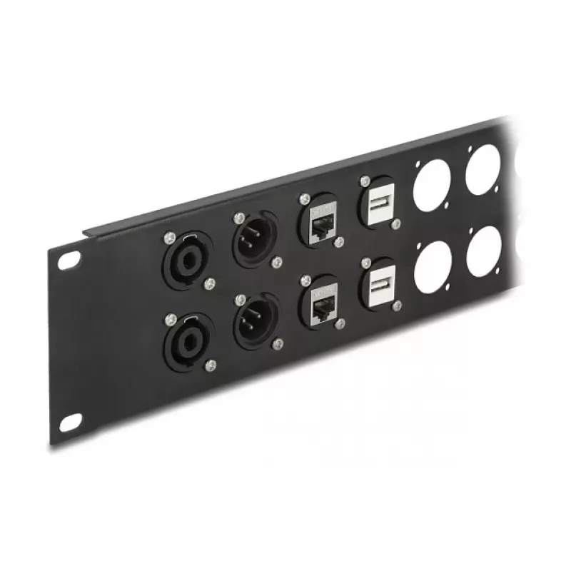 DeLOCK Patchpanel-Zubehör 88055 Rack-Montage 2U Schwarz