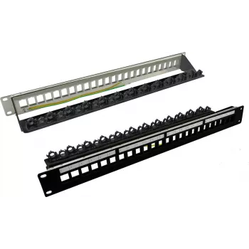 ROLINE 19-Keystone-Module Carrier 24Ports Shielded blank Clipbef. (26.11.0390)