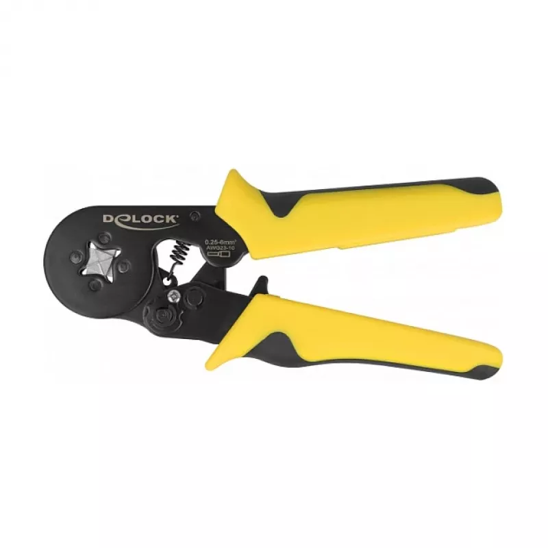 Crimpzange DeLOCK 90558 Schwarz Gelb