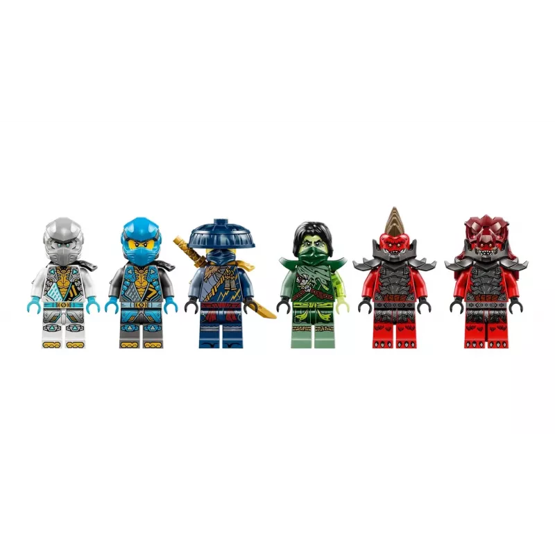 Bauset LEGO NINJAGO 71841 Drachen-Dorf – 305 Teile, 6 Minifiguren, ab 7 Jahren