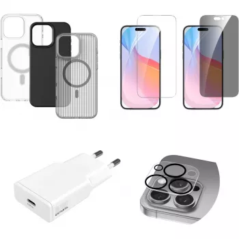 4smarts Value Set für Apple iPhone 16 Pro MagSafe-kompatibel