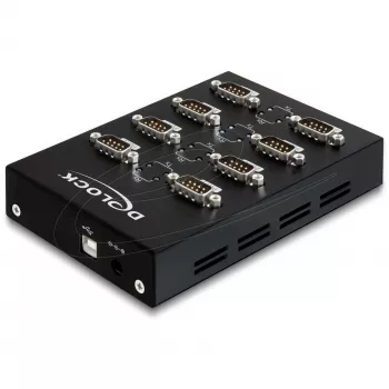 DeLock USB2.0 auf 8 x Seriell Adapter - Seriell Adapter - USB2.0 - RS-232 - 8 Ports (61860)