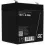 UPS-Batterie Grün Cell AGM44 — 12 V 4,5 Ah Blei-Vlies (VRLA), 101×70×90 mm, 1,35 kg, schwarz