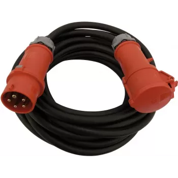 PSSO Stromverlängerungskabel 32A 5x6 mm², 10 m, rot