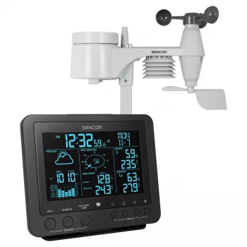 Digitale Wetterstation Sencor SWS 9700 Schwarz
