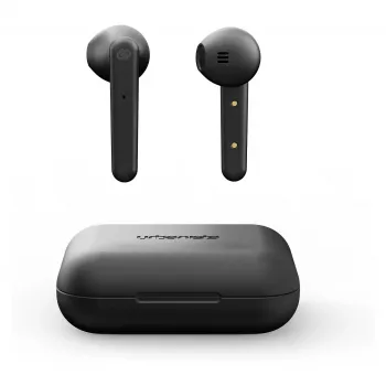 Headset URBANISTA STOCKHOLM kabelloses In-Ear-Bluetooth-Headset für Anrufe und Musik, 10 m Reichweite, schwarz