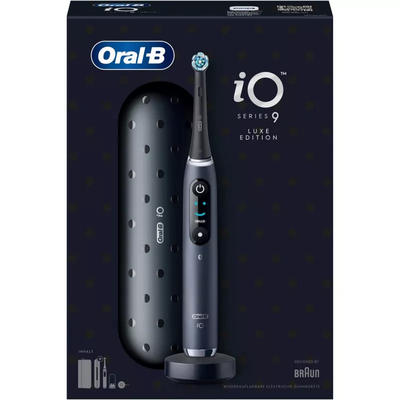 Oral-B iO Series 9 Luxe Edition Schwarz Onyx Zahnbürste