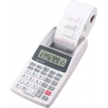 Sharp EL-1611V Taschenrechner Desktop Finanziell Grau, Weiß