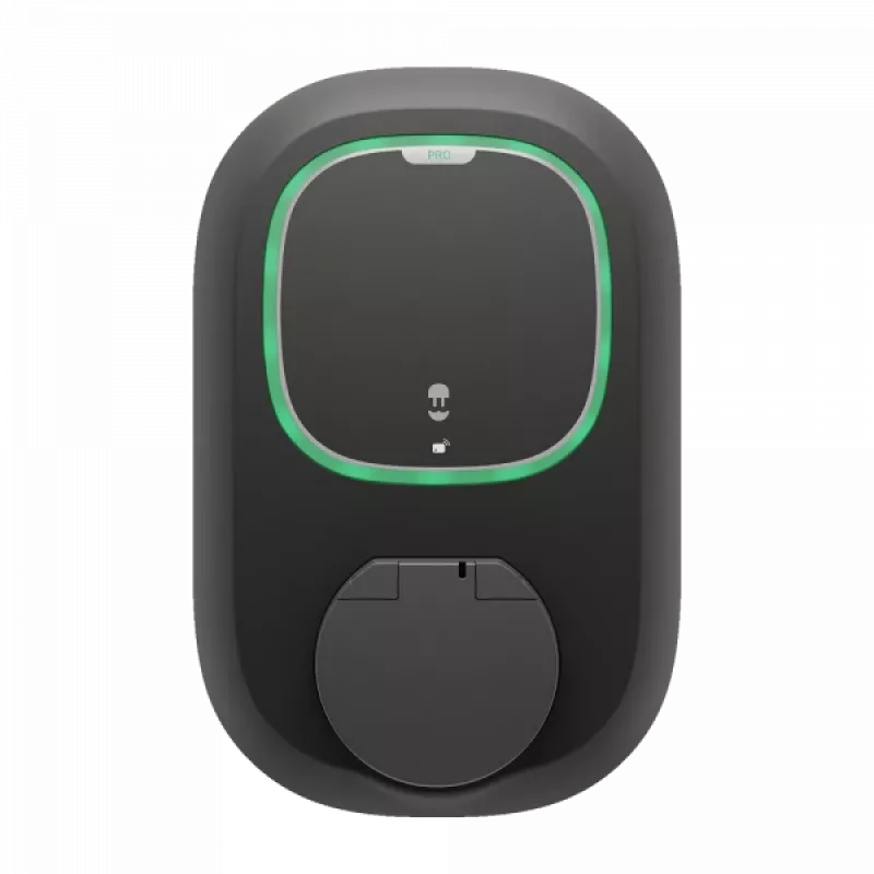 Wallbox Socket | Pulsar Pro | 22 kW | Wi-Fi, 4G, Ethernet, Bluetooth | Schwarz
