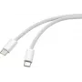 Renkforce USB-Kabel USB-C®-Stecker, USB-C®-Stecker 3,00 m Weiß Twisted Pairs RF-6056884 (RF-6056884)