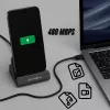 4smarts Charging Dock VoltDock USB-C 60W Grau (541426)