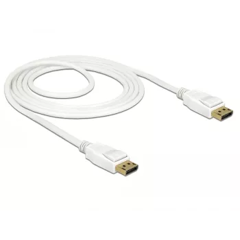 DisplayPort-Kabel DeLOCK 85509 1,5 m Weiß