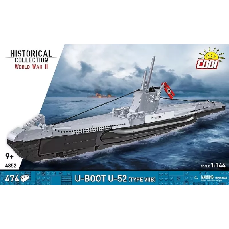 Konstruktionsset Cobi U-Boot U-52 – 474-teiliges Modellbauset