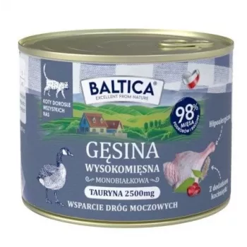 BALTICA regionale Geschmacksrichtungen Gans - Nassfutter für Katzen - 185g