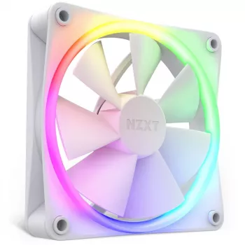NZXT Gehäuselüfter F120 RGB 120 mm Weiß, 4-polig, 1800 U/min, 50,18 CFM, 18 LEDs