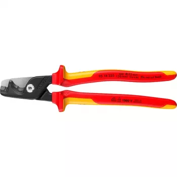 Kabelschneider Knipex 95 18 225 VDE, isolierte Griffe, Länge 225 mm
