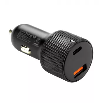 Auto-Ladegerät everActive CC-50Q QC3.0 75W mit Quick Charge 3.0-Unterstützung und USB-Anschlüssen