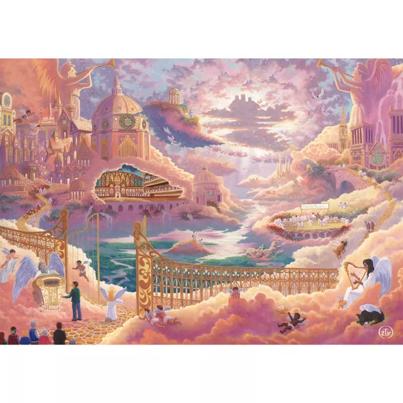 Puzzle Schmidt Spiele Zac Kinkade Kingdom of Heaven — 1000 Teile, Landschaftskunst