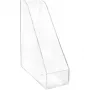 MAUL Acryl-Zeitschriftenhalter A4, klar, Dicke: 3,8 mm Maße: (B)98 x (T)263 x (H)307 mm (19510-05)