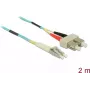 Glasfaserkabel DeLOCK LC zu SC Multimode OM3 2 m