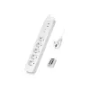 LogiLink LPS402 Stromverteiler 1,5 m 5 AC-Steckdosen für den Innenbereich Weiß