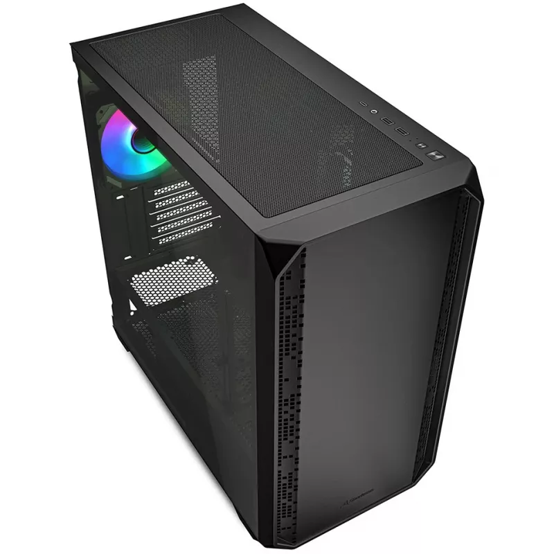 Sharkoon MK2 RGB Micro Tower Schwarz