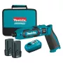 Schlagschrauber Makita TD022DSE 1/4 Zoll 2450 U/min 25 N⋅m Schwarz, Blau