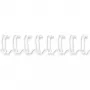 Fellowes - Bindedraht - 10 mm - 297 mm - 34 Ringe - A4 (210 x 297 mm) - 80 Blatt - Weiß - 100 Stk. (53262)
