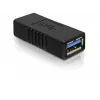 DELOCK USB 3.0-A Adapter USB-A auf USB-A schwarz, USB 3.0 Datenübertragung