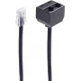 Telefonkabel ShiverPeaks BS71233-8 0,1 m Schwarz